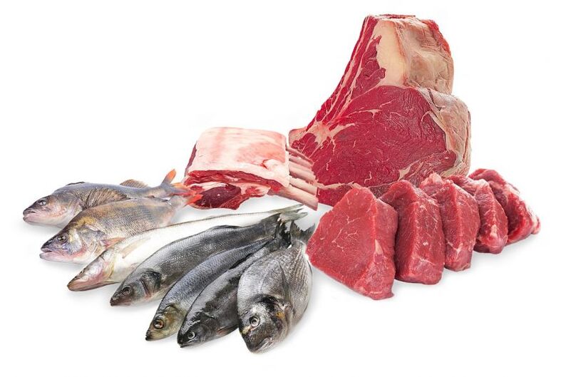 Carne e peixe para a dieta Ducan