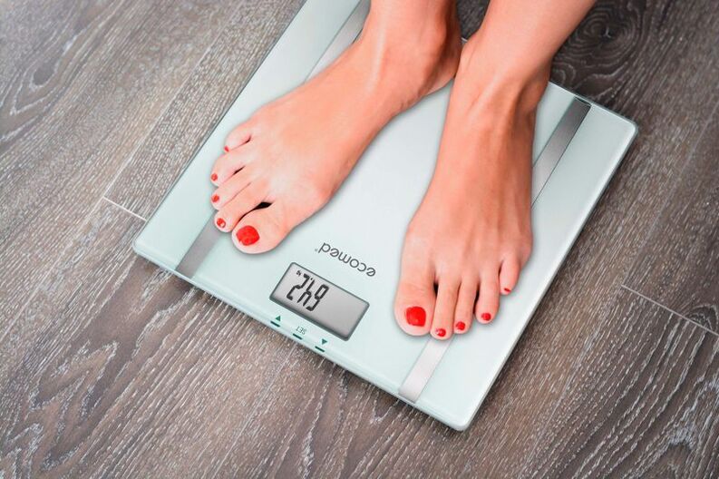 Control de peso na dieta Ducan
